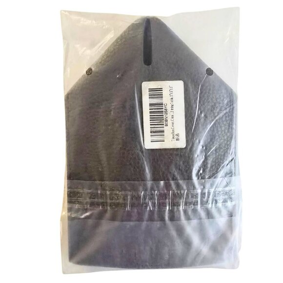 Tissue Box Cover Holder Square Cube Cover Faux PU Leather Dark Gray NEW NWT - Picture 5 of 5